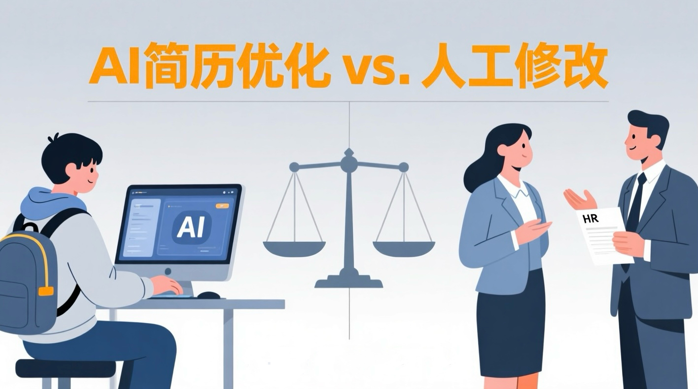 AI简历优化 vs. 人工修改：一场效率与深度的较量