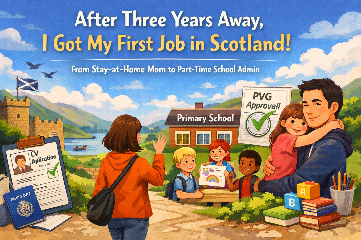 After Three Years Away from the Workplace, I Landed My First Job in the UK — in Scotland