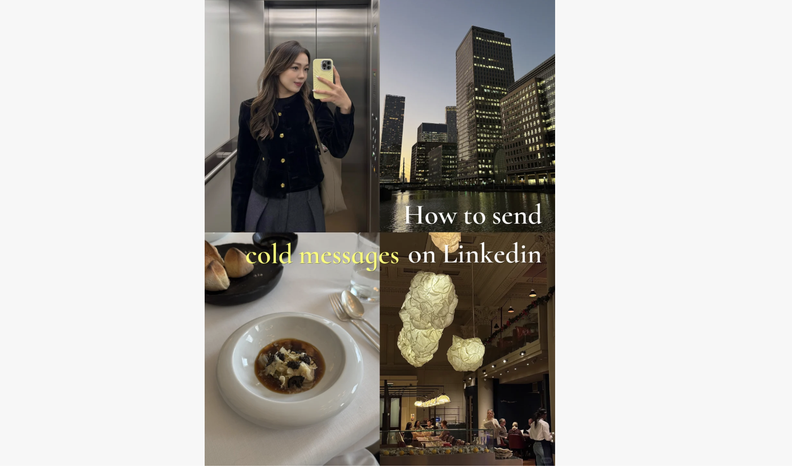 A LinkedIn networking template with a 90% success rate 🗣️