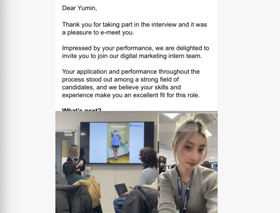 25 Fall UK Master’s – Experience Sharing on Finding Internships by Yourself